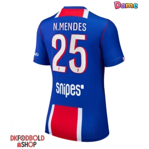 Paris Saint-Germain Nuno Mendes #25 Hjemmebanetrøje Dame 2026-27 Kort ærmer Paris Saint-Germain Nuno Mendes #25 Hjemmebanetrøje Dame 2026-27 Kort ærmer